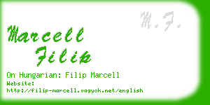 marcell filip business card